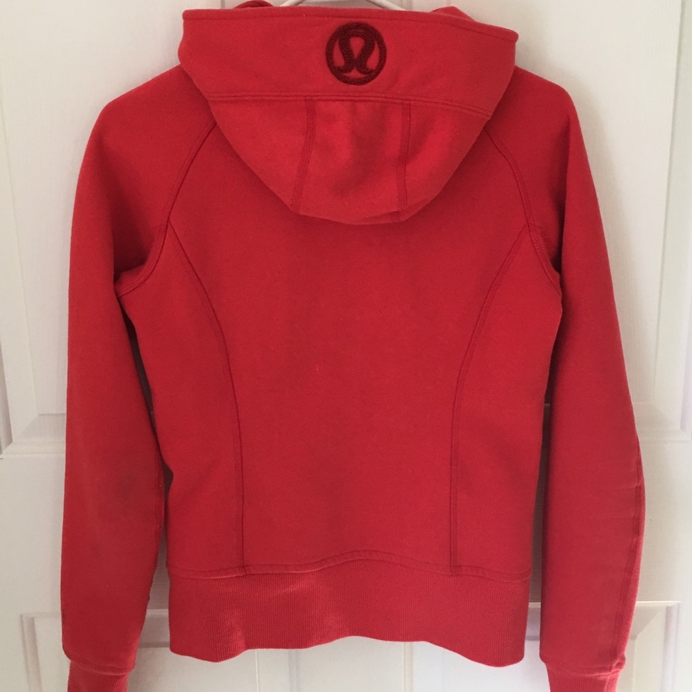 Lululemon Scuba Hoodie Zip Up Sweatshirt Red